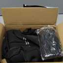 ZELUS Weighted Vest, 6lb/8lb/12lb/16lb/20lb/25lb/30lb Weight Vest with Reflective Stripe for Workout, Strength Training, Running, Fitness, Muscle Building, Weight Loss, Weightlifting (Black)