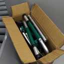 Foldable Walker with 360° Swivel Wheels & Motion Sensor Light, Lightweight Adjustable Height Rolling Walker for Seniors & Adults, Travel-Friendly Walking Frame with Large Storage Bag