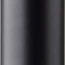FreeSip Insulated Stainless Steel Water Bottle with Straw for Sports, Travel, and School BPA-Free Sports Water Bottle, 32 oz, Very, Very Dark (32 Ounces)