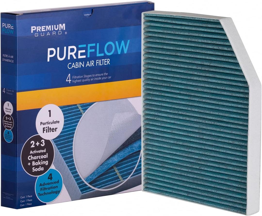 PureFlow Cabin Air Filter PC99458X | Fits 2018-2024 BMW X3, 2019-2025 330i xDrive, 330i, 2022-2025 i4, 2019-2025 X4, 2020-2025 Toyota GR Supra, 2021-2025 BMW 430i