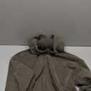 FAIABLE Womens Mens Double Zip Up Hoodie Oversized Acid Wash Heavyweight Hoodie Distress Cotton Fleece Full Zipper Sweatshirt (Medium, Grey)