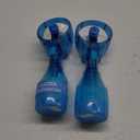 O2COOL Deluxe Handheld Battery Powered Water Misting Fan (Light Blue), 2PC