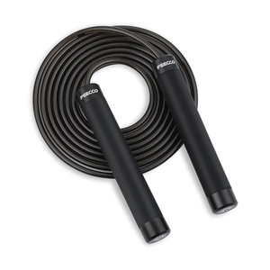 FEECCO 1/2 lb Weighted Jump Rope for Boxing, Cardio, Crossfit Workout, 8~11ft Range Adjustable Length Steel Ropes with Ball Bearings and Metal Handles, Suitable for Men and Women