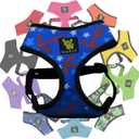 EcoBark Dog Harness, No Pull & No Choke Soft Mesh Vest, Medium, Nautical