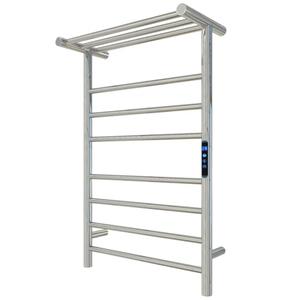 KWW Heated Towel Rack, Remote Control with APP Tuya, Towel Warmer with Timer, Wall Mounted Hot Towel Warmer for Bathroom (Polished, 7+3Bars)