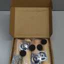 Wood Furniture Legs, 6 inch Solid Wood Sofa Legs Pack of 4 Round Couch Legs Replacement Legs for Sofa Dresser Coffee Table Cabinet Bed Home DIY (6"/15cm Slant) (6"x2.3")