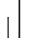 Paper Towel Holder Black, Premium Stainless Steel Kitchen Roll Dispenser, Countertop Roll Organizer with Weighted Base