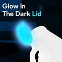 Portable Urinals for Men - Glow in The Dark Tight Seal Lid Male Urinal Bottle - Spill Proof Pee Bottles for Men - Versatile Travel Urinal - 32 oz. Urine Bottles for Men - 6 Pack