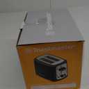 Toastmaster 2-Slice Cool Touch Toaster, black with stainless accent
