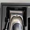 SUPRENT Professional Rechargeable Hair Clipper-Hair Clippers for Men, Cordless Hair Cutting Kit with LED Display (Silver)