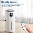 KZF Humidifiers for Bedroom, 15L Large Room Humidifier, 2000 Sq.ft Coverage, 72Hrs Runtime, Top Fill, 26dB Quiet, 3 Mist Levels & Diffuser, Auto Shut-Off, Ready for Baby Nursery Home and Plants