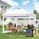 Clear Canopy Sidewalls for 12x12 Pop Up Tent,3 Pack Sunwalls Only,(White)