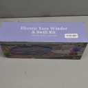 Yarn Winder | Electric Yarn Ball Winder Swift, 13oz Dual Strong Tension Knit Spinner for Crocheting, Automatic Crochet Wheel for Knitting Christmas Birthday Gift, Weaving Ball Yarning Cake Roller (Blue)