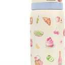 Picnic Stainless Steel Water Bottle, Vacuum Insulated, Push-Button Lid, 32 oz, Gifts for Women Girls Friends Teens Birthday Christmas