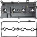 MITZONE Vavle Covers with Gasket Compatible with 2007-2012 Nissan Sentra 2013-2020 Nissan NV200 2.0L Repalce 13264-ET00B 13264-ET000 13264-ET00A (BLack-004-024)
