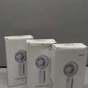 Portable Handheld Misting Fan, 4000mAh USB Rechargeable Personal Mister Foldable Fan Battery Operated Spray Water Mist Fan Makeup Small Face Steamer for Travel Outdoors Office Pink Pack of 3