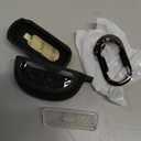 SURITCH Case Cover for Bose Ultra Open Earbuds(2024), Shockproof Protective Cover for Bose Ultra Open Wireless Ear Earbuds Charging Case Accessories with Carabiner, Black