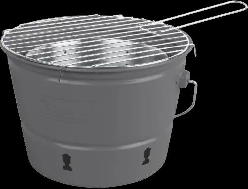 Coleman Party Pail Charcoal Grill - Gray