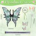 Fairy Wings for Adults Women, Butterfly Sheer Wing Costume Halloween Cosplay Angel Dress Up