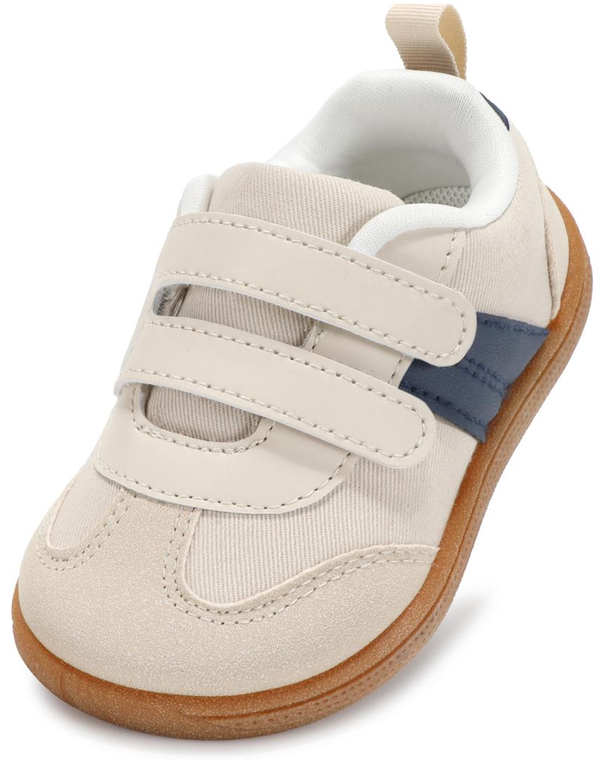 Toddler Wide Toe Box Shoes, Boys and Girls Barefoot First Walking Shoe Kids Fashion Sneaker Non-Slip Zero Drop Comfortable, Sto Kids 136mm