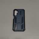 FNTCASE for Samsung Galaxy A15-5G Case: Military Grade Drop Proof Protection Phone Cover with Kickstand | Heavy Duty Rugged Full Body Protective Shockproof Matte Textured TPU Cases - 6.5 Inch (Blue)