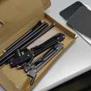 GlowUp 15.7-74.3 inch Dual Reptile Heat Lamp Stand Reptile Light Stand with Two Flexible Brackets, Adjustable Heat Lamp Stand for Terrarium, Snake, Gecko, Lizard, Chicks, Fish Tank