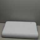 Anvo Memory Foam Pillow, Neck Contour Cervical Orthopedic Bed Pillow for Sleeping Side Back Stomach Sleeper, Ergonomic Design for Neck and Shoulder Pain Relief, Blue White, Soft (Soft - Standard (24 x 13.4 x 4.7 inches))