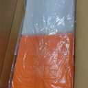 Champion Sports Hollywood Style Impact Double First Base - Solid One Piece Molded Construction - Rubber Double First Base - Ground Anchors Not Included,Orange