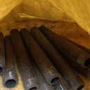 Niubid 10 Pack 1/2 Inches x 6 Inches Black Malleable Steel Nipples Fitting, DIY Steampunk Industrial Vintage Style.