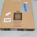 Mayfair Caswell Modern Slow Close Toilet Seat, Durable Plastic Seat, Made in USA, Round, White