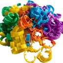 JIEPRO Adjustable Chicken Leg Rings 23mm, 5 Colors Poultry Identification Leg Bands Colorful Poultry Clip on Leg