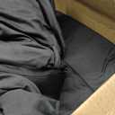 10 Pack Black 120 Inch Stretchy Fitted Spandex Tablecloths for 60 Inch Round Tables, Wrinkle Free Washable Polyester Table Covers with Skirt for Wedding Birthday Banquet Events, 120 Spandex Tablecloths -10pcs
