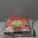 Vintage Flowers Pattern Canvas Prints Wall Art for Bathroom 4 Piece Framed Artwork Abstract Red Sunflower Picture Ready to Hang for Home Decoration 12x12