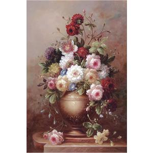 Peony Flower-Celestial Beauty, The King of Flowers-Painting Wooden Jigsaw Puzzles for Teens and Family (1000 Piece)