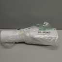 1 Pack Flexible Gutter Downspout Extensions Extendable from 21" to 67", Downspout Extender Comes with Adapters, Thickened Down spout Drain Extension for Rainwater Drainage(White)