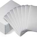 30 Pieces 304 Stainless Steel Metal Business Cards Blank Steel Laser Engraving Stainless Cards for House Office Customer DIY Gift Plate, 86 x 54 mm(0.5 mm Thickness)