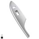 Front Passenger Side Power Window Switch Bezel Trim (Silver) Compatible with Toyota Corolla 4Door 2009-2013 Replaces 74231-02720-B0