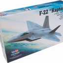 Hobby Boss F-22 Raptor Jet Fighter Airplane Model Building Kit