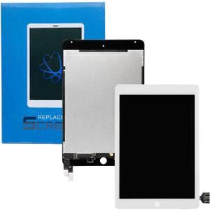 LCD and Glass Touch Digitizer Replacement for iPad Pro 9.7 2016 A1673 A1674 A1675 LCD Display Touch Screen Assembly Replacement Parts (White)