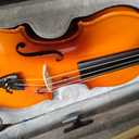 Eastar 1/4 Violin Set for Beginners, Fiddle Quarter Size with Hard Case, Rosin, Shoulder Rest, Bow, and Extra Strings (Imprinted Finger Guide on Fingerboard), EVA-2