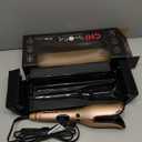 CHI Spin N Curl 1 Ceramic Rotating Curling Iron, Adjustable Preset Heat Settings for All Hair Types, Salon-Quality Curls & Waves, Auto Shut-Off, Tangle Protection, Rose Gold