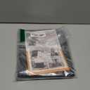 Heat Resistant Mat for Air Fryer, 15 x 18in Heat Resistant Mat for Countertop, Fireproof Silicone Countertop Protector Appliance Slider Hot pod for Air Fryer, Coffee Maker, Toaster, Oven (Black)