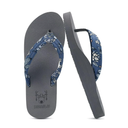 KuaiLu Womens Arch Support Flip Flops Ladies Comfort Lightweight Soft Yoga Mat Cushion Walking Thong Sandals 8
