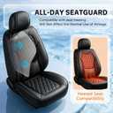 Rav4 Car Seat Covers Fit for Toyota Rav4 2019-2024 2025 LE XLE XLE Premium | with Lumbar Support Waterproof Custom Fit 5 Seats Seat Cover Full Set Nappa Leather Breathable Airbag Compatible