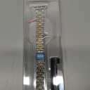 MioHHR Slim Metal Band Compatible with Apple Watch Band 42mm(Series 11 10) 41mm(Series 9 8 7) 40mm(Series 6 5 4 SE3/2/1) 38mm(Series 3 2 1),Stainless Steel iWatch Bands for Women,Silver/Gold