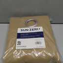 Sun Zero Easton Blackout Energy Efficient Grommet Curtain Panel, 40" x 95", Taupe(pack of 1)