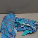 Women's Plus Size Swimsuit Cutout Swim Dress Tie Knot One Piece Tummy Control Bathing Suits Modest V Neck Swimwear, Starfish Blue, 18Plush