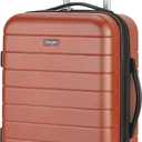 Wrangler 21.5" Spinner Carry-On Luggage, Navy Blue