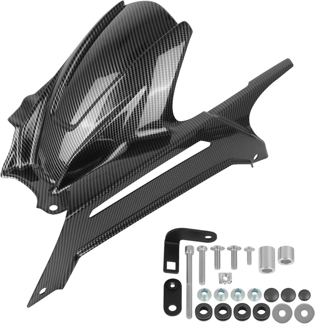Motorcycle Mudguard Extender Extension Replacement for Yamaha MT-09 MT09 MT09SP 2021 2022 2023 2024 2025 Rear Mudguards Splash Guard (Type B)