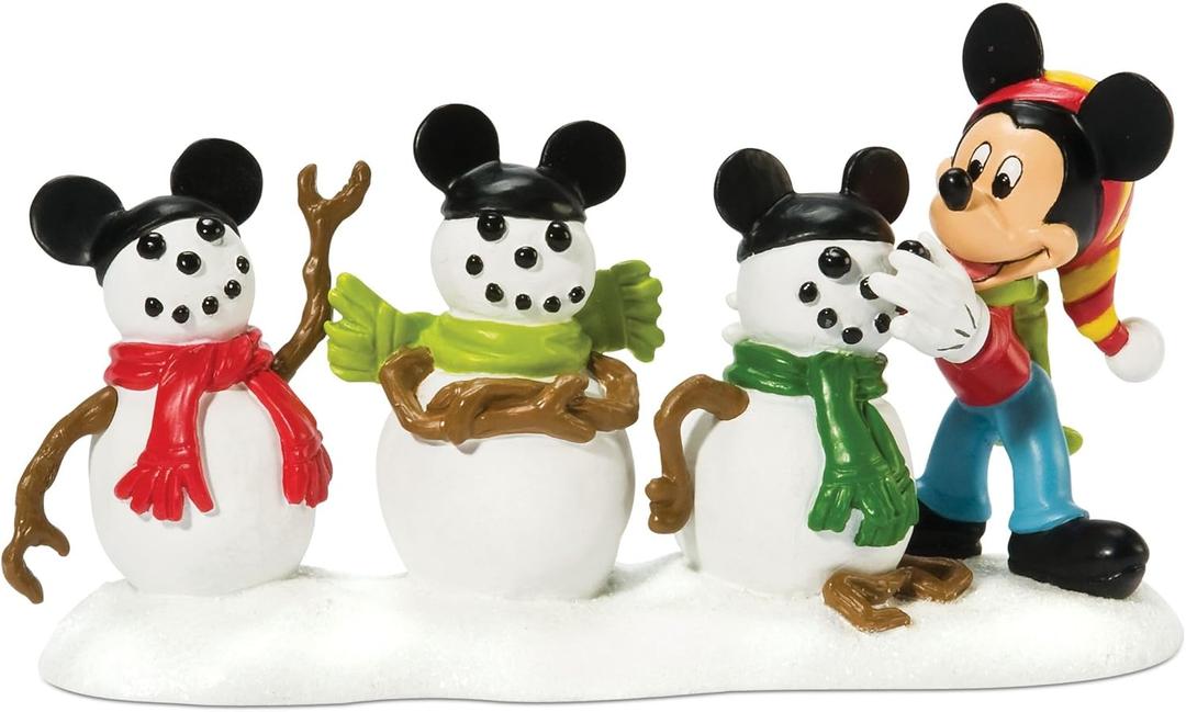 Department 56 Disney Village The Three Mousketeers Accessory Figurine, White, Small